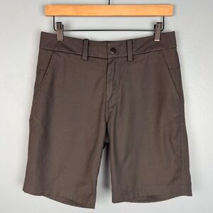 Lululemon Commission‎ Qwick Chino 9" Shorts Men's 28 Gray Stretch Performance